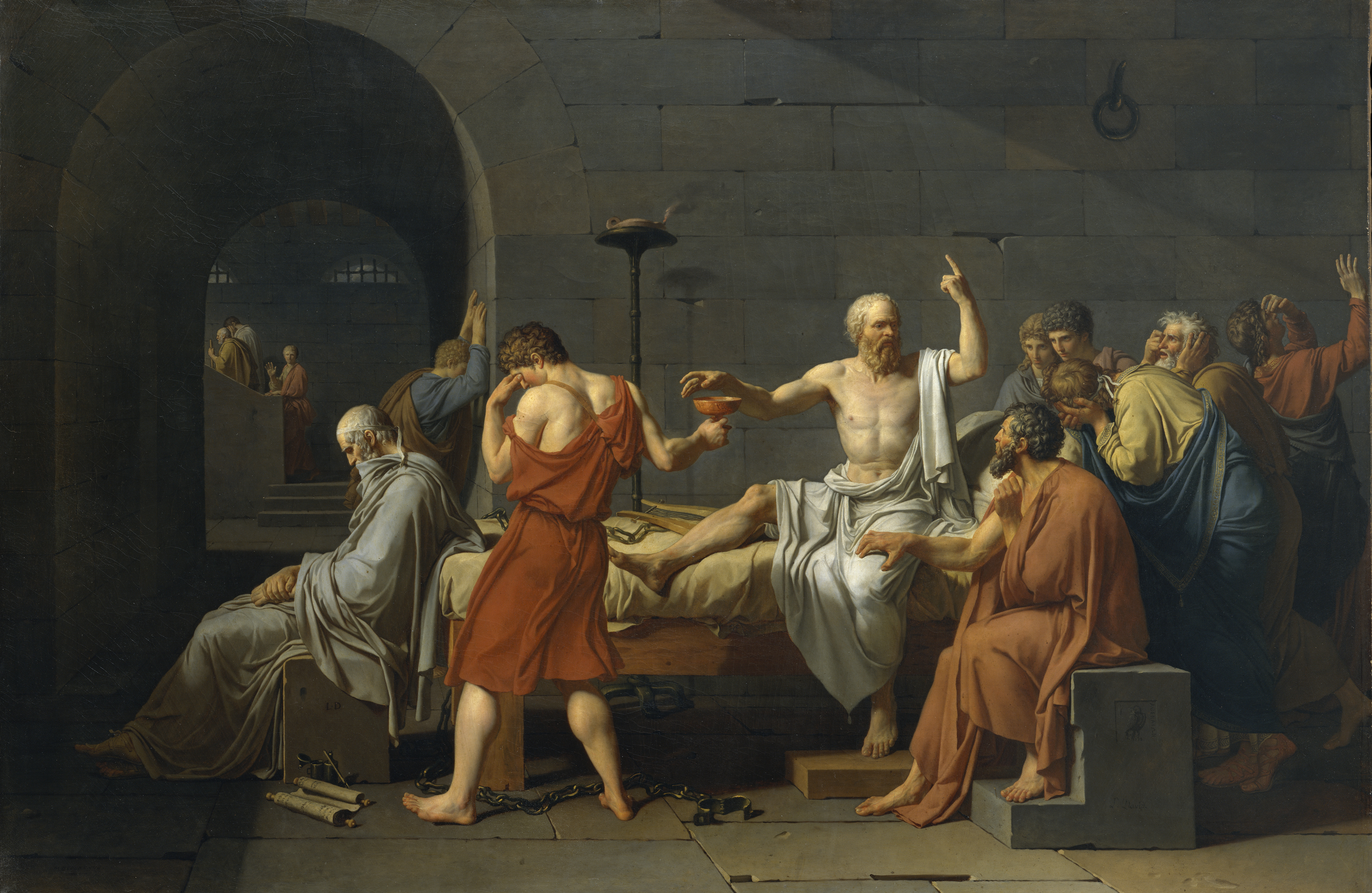 David: De dood van Socrates
